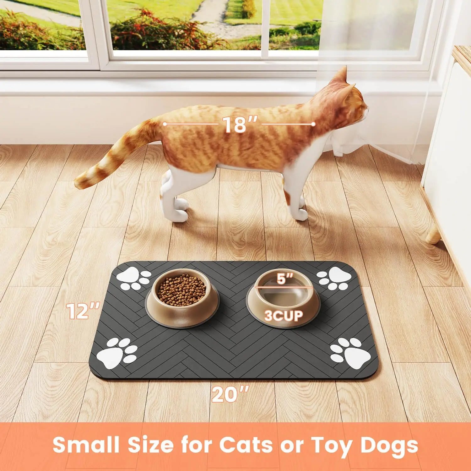 Absorbent Pet Feeding Place Mat