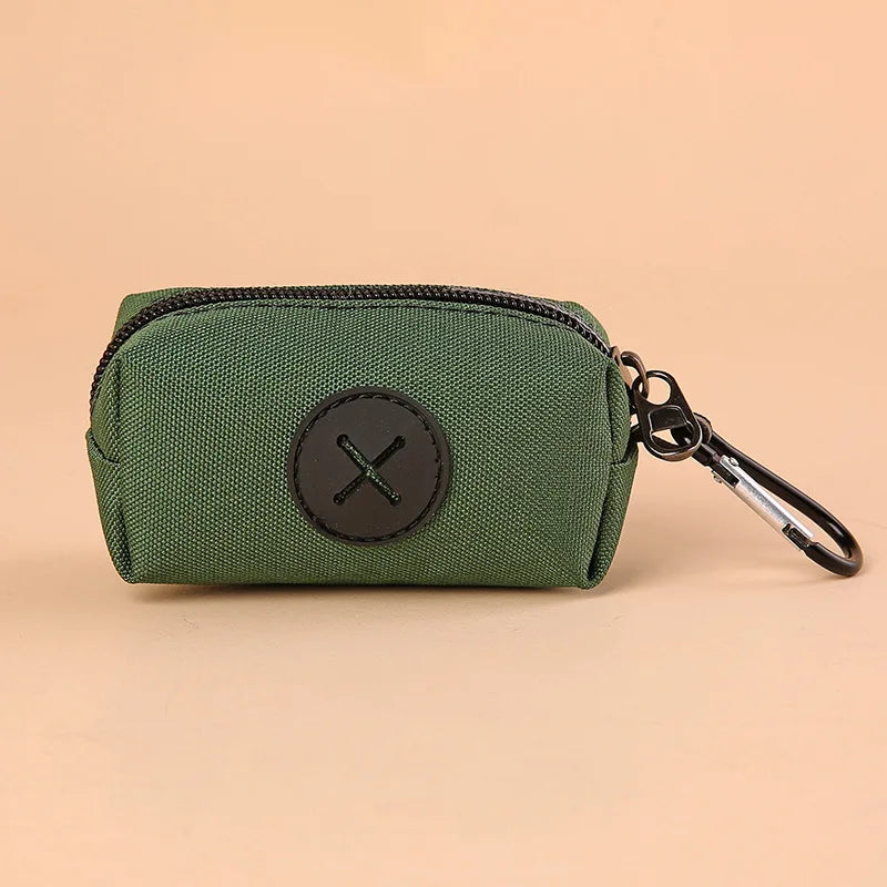 Canvas Pet Waste Bag Dispenser with Clip