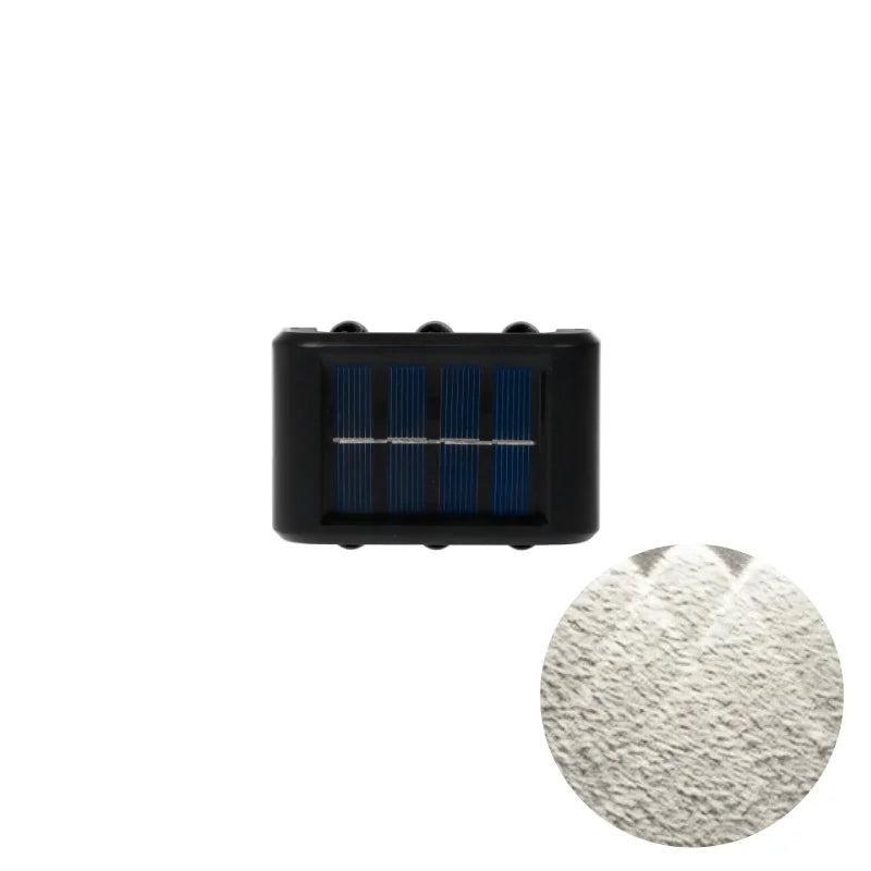 1pc 2/4/6/8/10/12 LEDs Solar LED Wall Lights