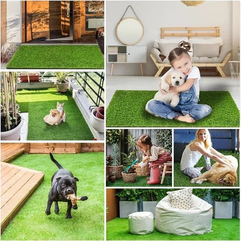Professional Artificial Grass Potty Training Mat with Drainage Holes