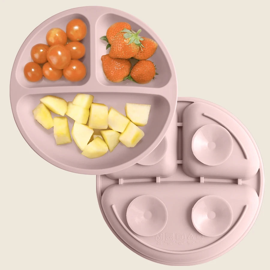 1PCS Baby Sucker Silicone Dining Plate BPA Free