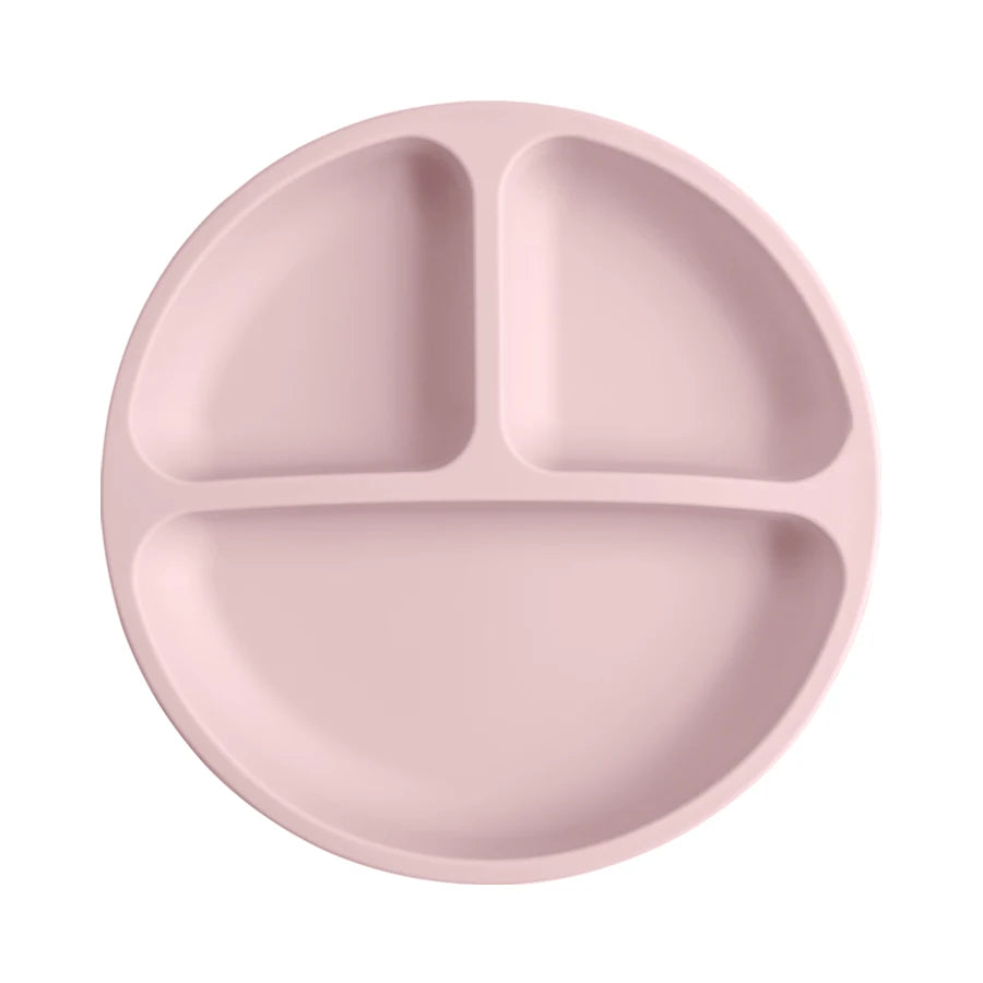 1PCS Baby Sucker Silicone Dining Plate BPA Free