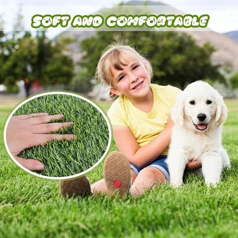 Professional Artificial Grass Potty Training Mat with Drainage Holes