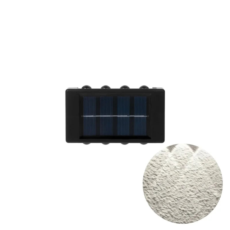 1pc 2/4/6/8/10/12LEDs Solar LED Wall Lights, Outdoor Wall Lamp For Garden, Patio, Ambient Light