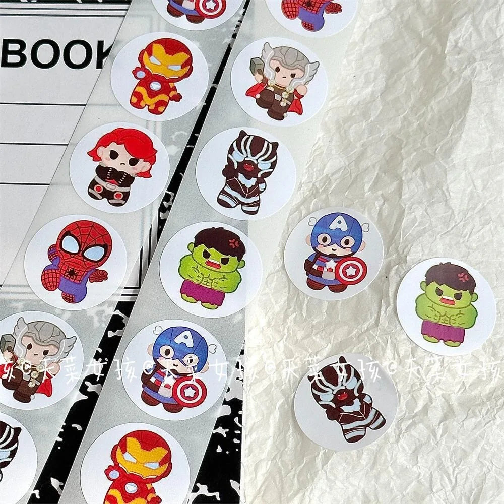 New 500 PCS Avengers Sticker Roll