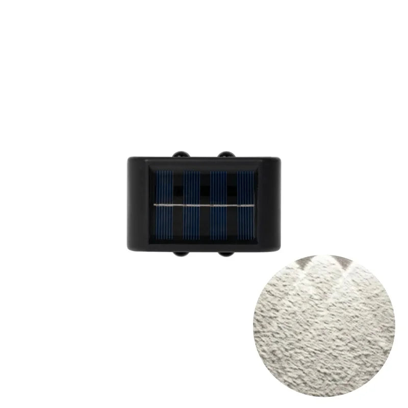 1pc 2/4/6/8/10/12LEDs Solar LED Wall Lights, Outdoor Wall Lamp For Garden, Patio, Ambient Light